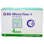 Buy online INSULIN BD MICRO-FINE 4 MM-HG1 made by Novofine and contains syringe, 1