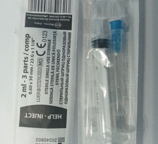 2ml Syringe with Needle