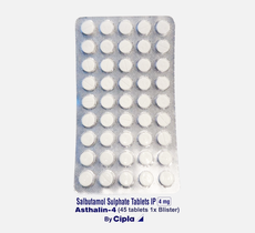 Asthalin 4 mg 45 tabs EU